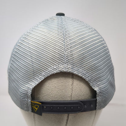 Identity Group Vermeer Rocky Mountain Gray Trucker Hat One Size Mesh Snapback