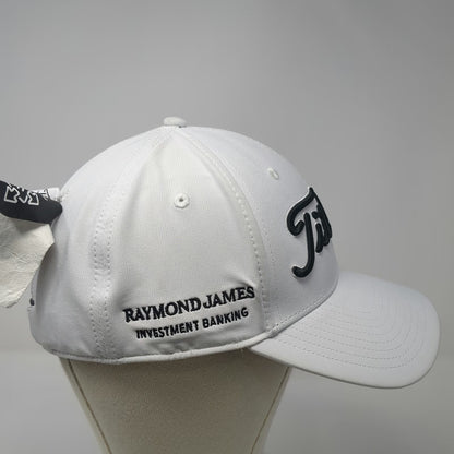 Titleist Baseball Cap White One Size Raymond James Investment Banking Golf Hat