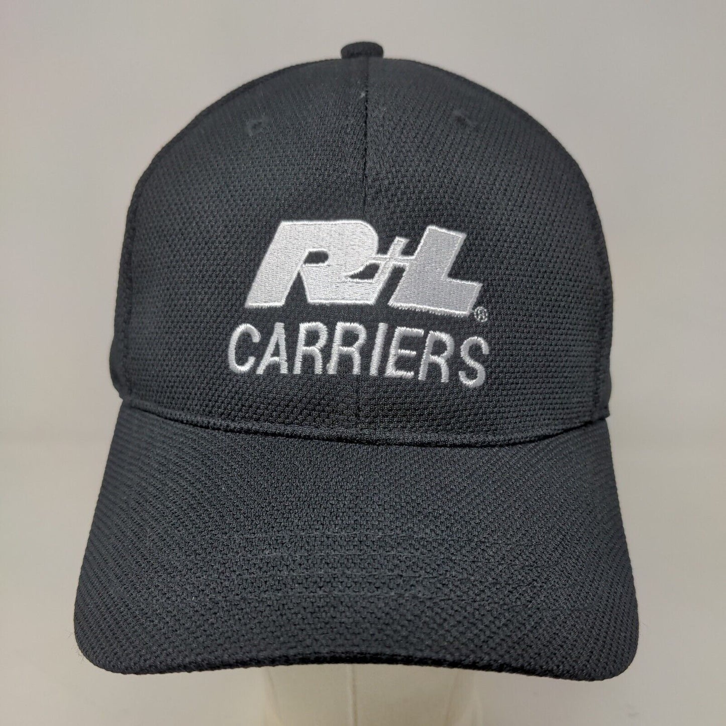 R+L Carriers Racing Men's Slideback Hat Black OSFM #17 Embroidered Logo