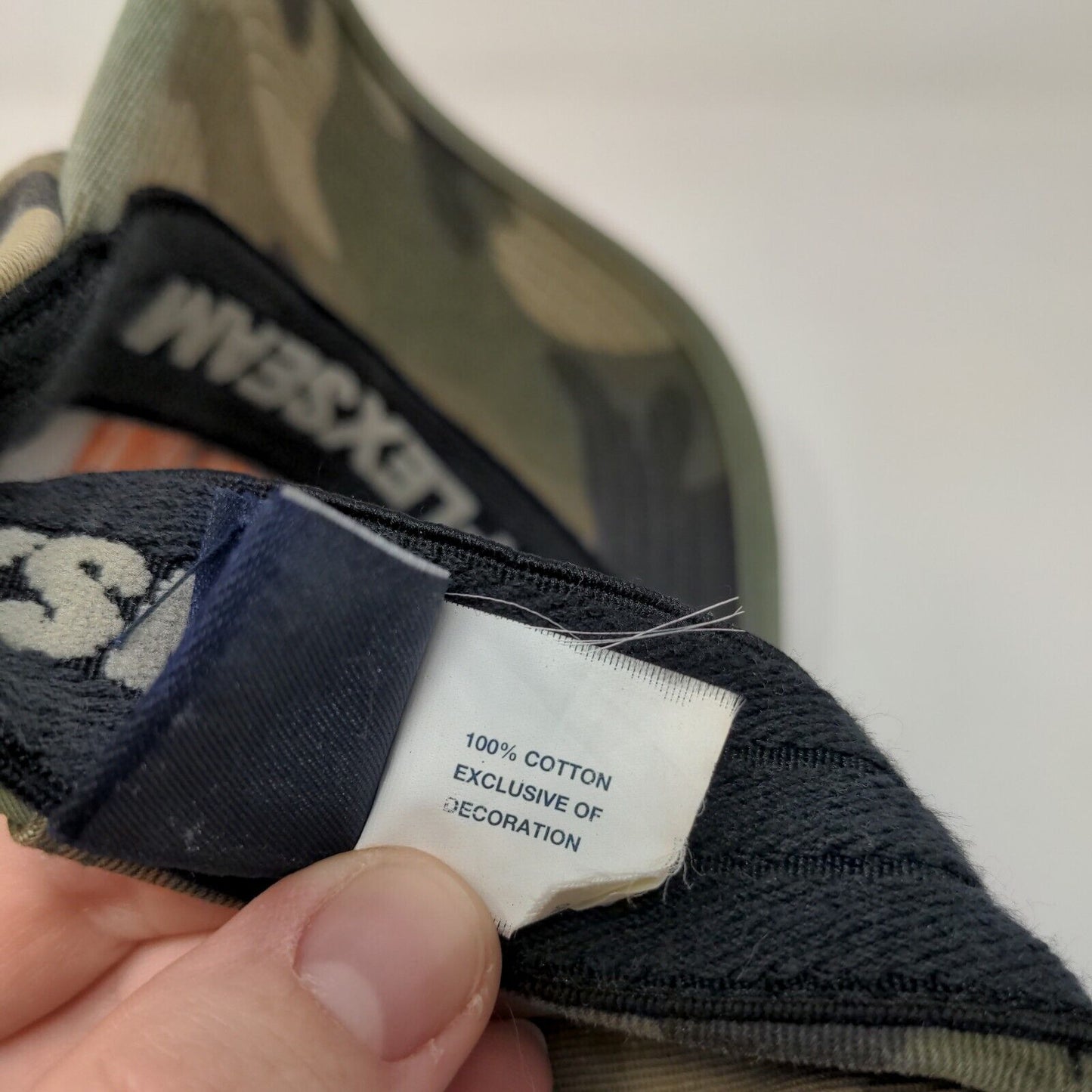GAP Kids Fitted Hat Green Camo Size S/M Embroidered Logo Cotton
