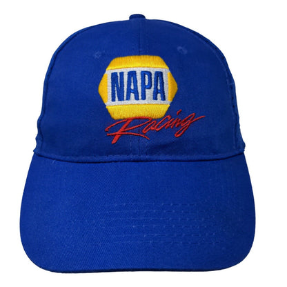 NAPA Racing Men's Strapback Hat Blue Embroidered Logo Nascar Cup Indy Car Logo