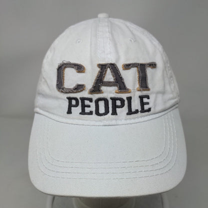 Cat People Slideback Hat White OSFA Embroidered Adjustable We People