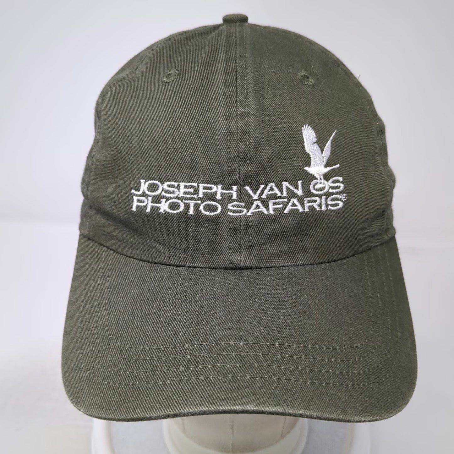 Ahead Baseball Cap Green One Size Photo Safaris Eagle Embroidered Slideback Hat