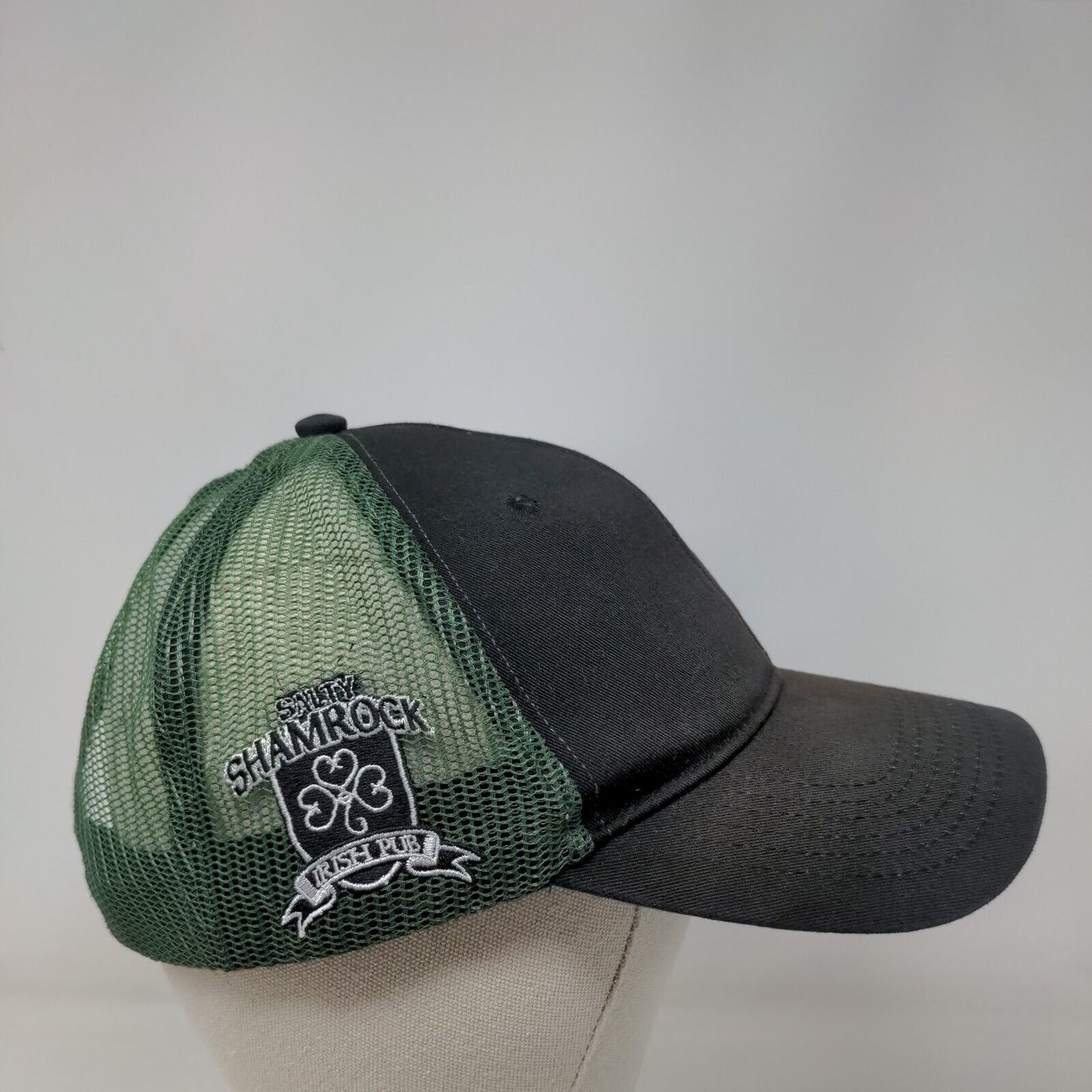 Salty Shamrock Snapback Trucker Hat Multicolor OSFA Mesh Back Embroidered Eupro