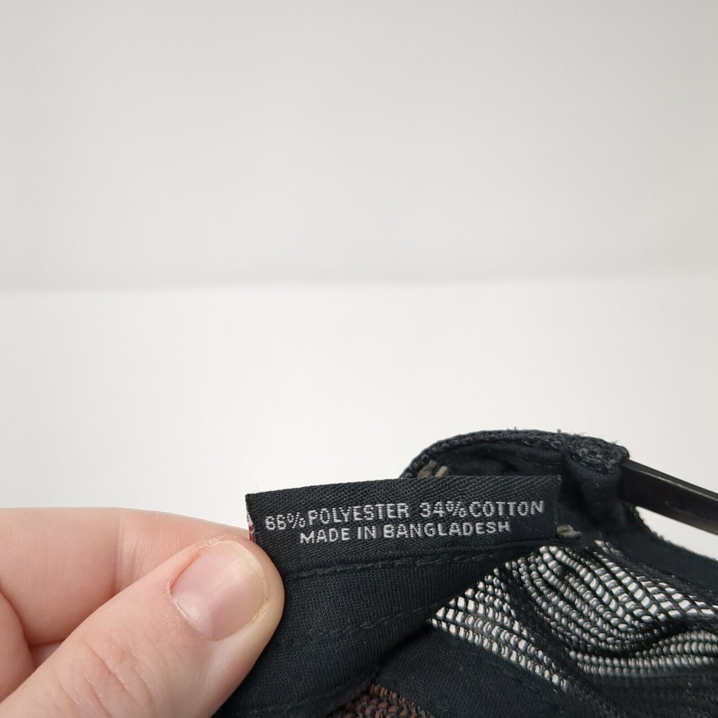 HSB Flight Park Snapback Trucker Hat Black OS Adjustable Mesh Pacific Headwear