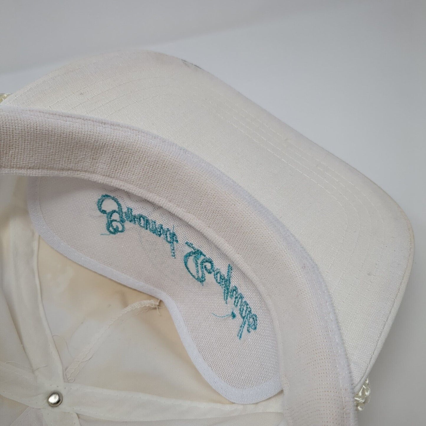 Grand Rapids Destination Slideback Rope Hat White One Size Adjustable