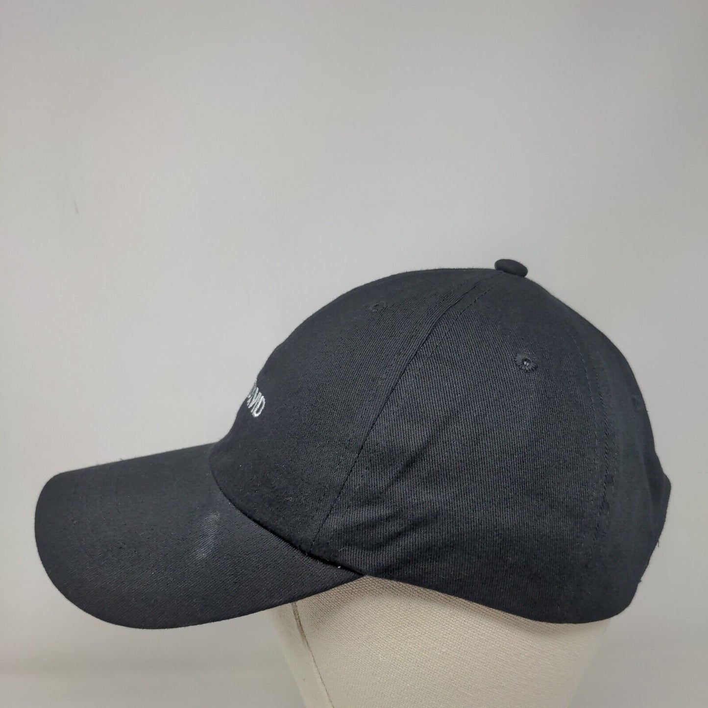 Ew, David Slideback Hat Black One Size Embroidered Schitt's Creek