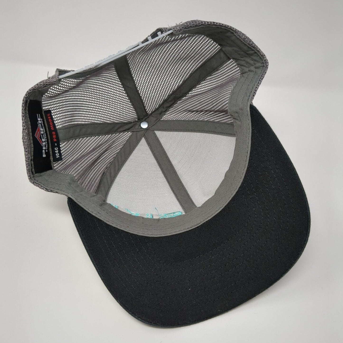 Ski Idaho Brundage Snapback Trucker Hat Black One Size Mesh Back