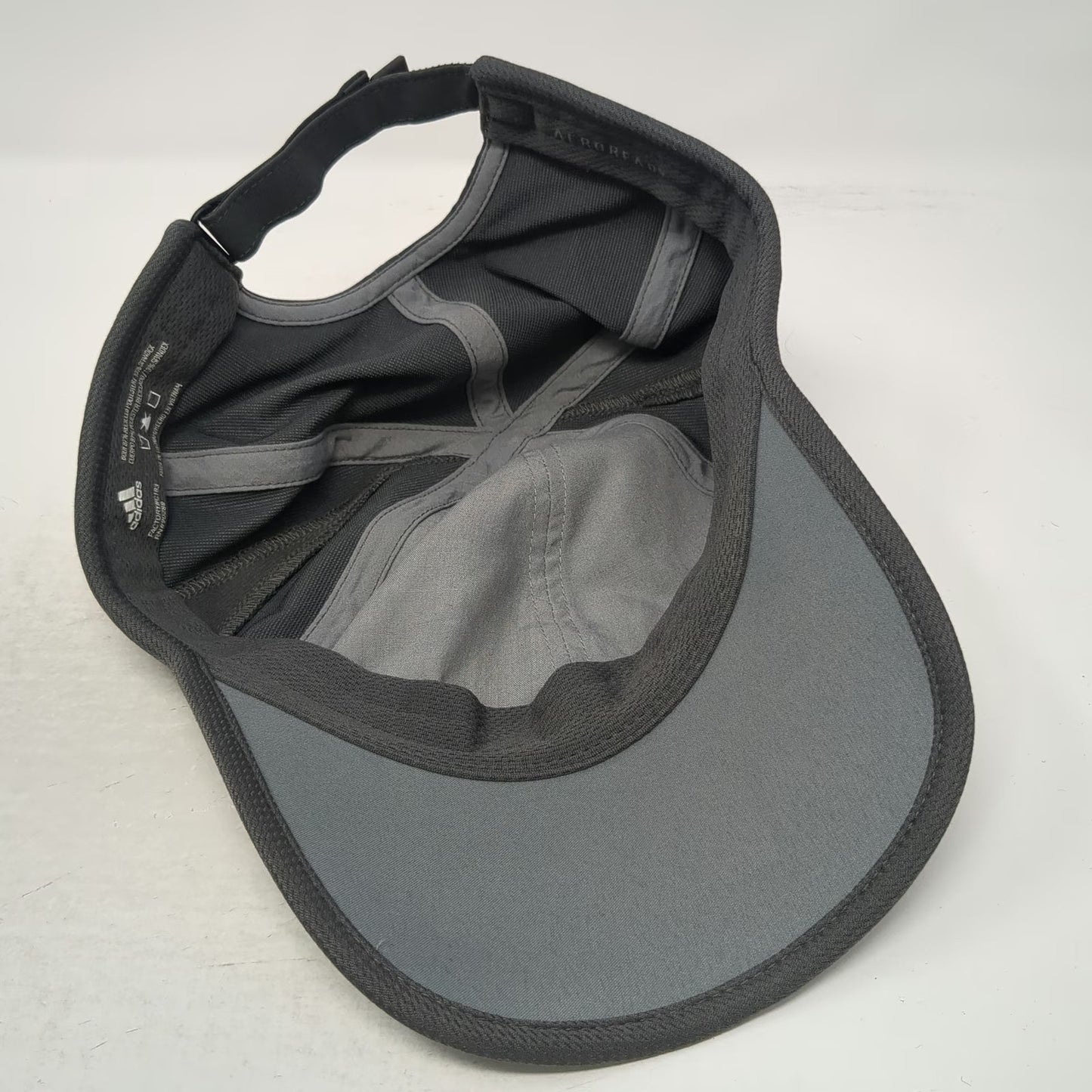 adidas Baseball Cap Gray One Size Aeroready Recycled Strapback Performance Hat