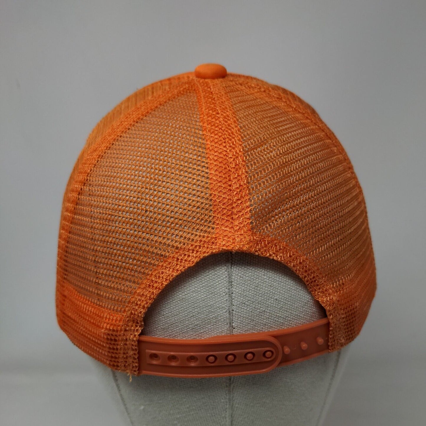 ACHD Snapback Mesh Back Trucker Hat Orange OSFM Solid Direct Caps