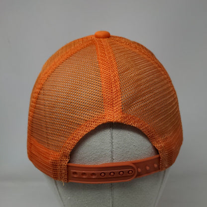 ACHD Snapback Mesh Back Trucker Hat Orange OSFM Solid Direct Caps