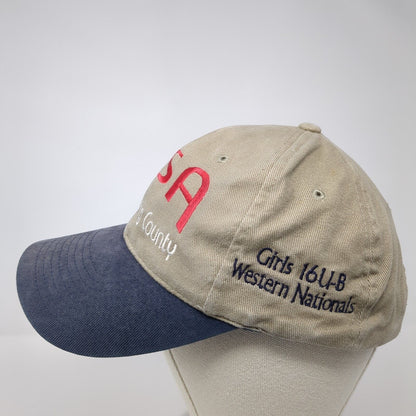 ASA Seattle King County Girls 16U-B Western Nationals Strapback Hat Multi OS