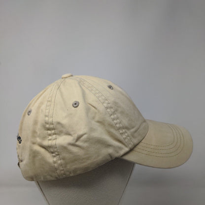 Vineyard Vines Slideback Hat Tan One Size Adjustable Embroidered Vented Holes