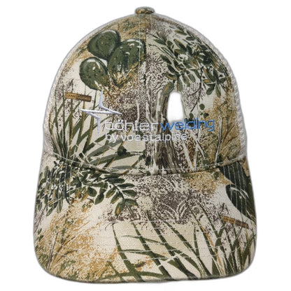 Game Guard Beige One Size Baseball Cap Camo Mesh Strapback Böhler Welding Hat