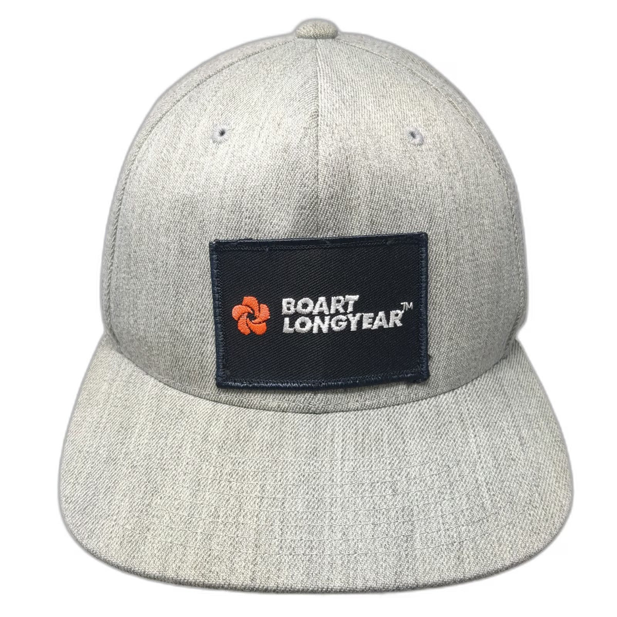 Yupoong Snapback Gray One Size Hat Boart Longyear Patch Flat Brim Flexfit Tech