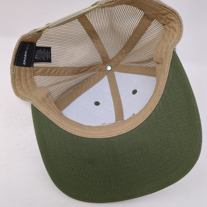 DEQ Snapback Mesh Back Trucker Hat Multicolor One Size Sport-Tek