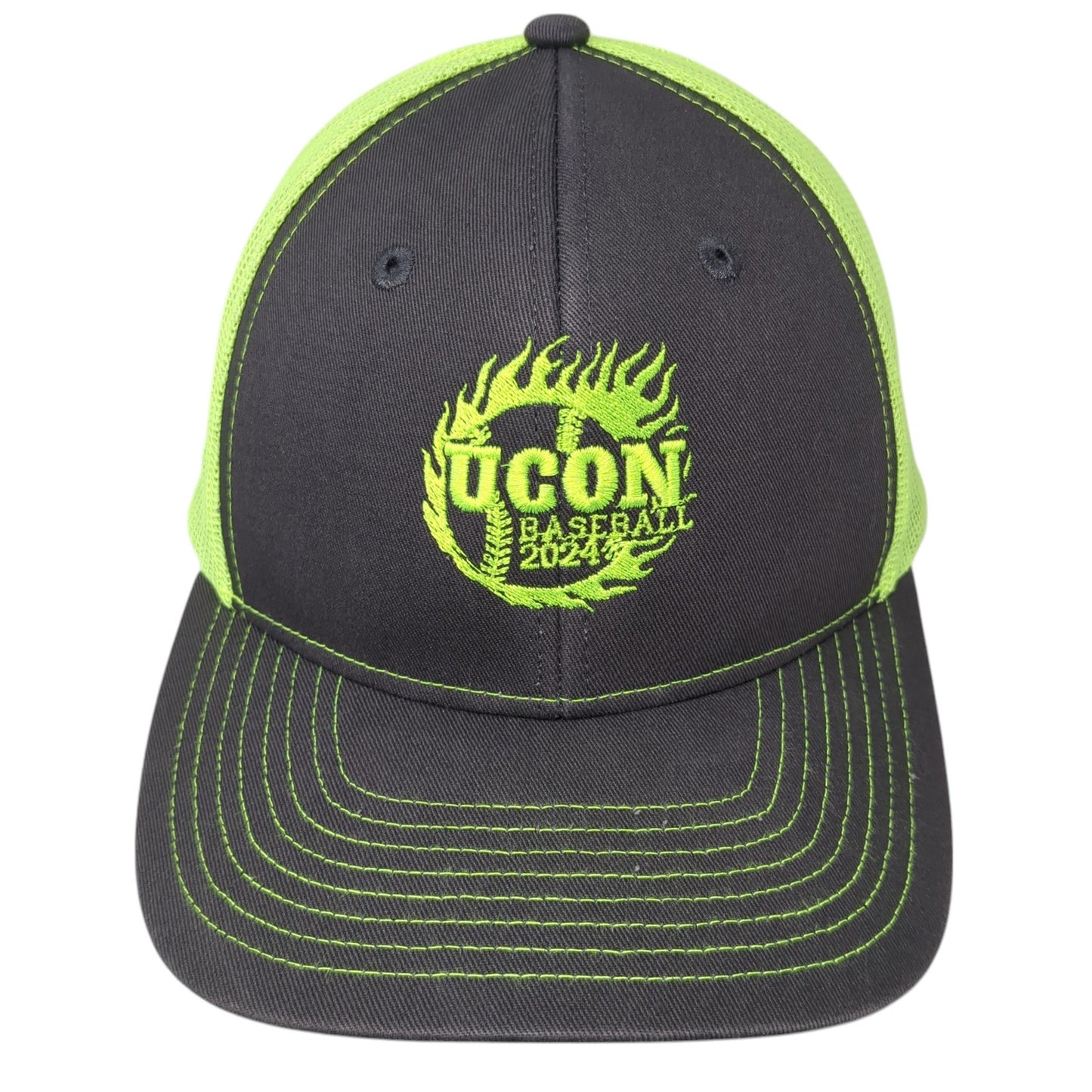 UCON Baseball 2024 Snapback Trucker Hat Multicolor One Size Mesh Back