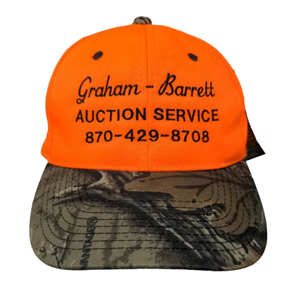 Graham-Barrett Auction Service Slideback Hat Multi OSFM 6 Panel W/Tags