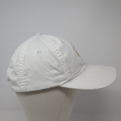 First Year Caddie Strapback Baseball Cap White One Size Adjustable Imperial