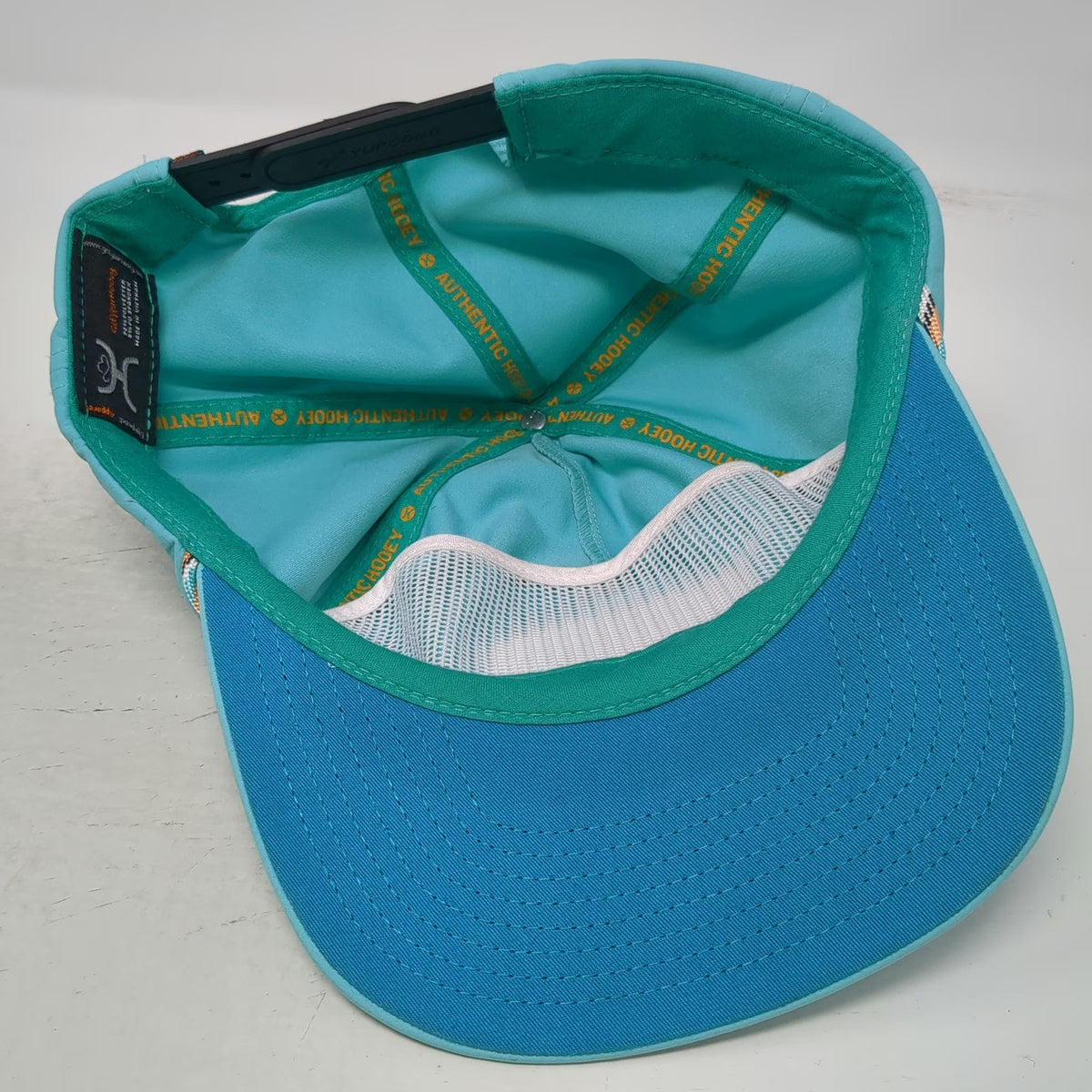 Hooey 5 Panel Blue Hat One Size Rope Brim Patch Spring Branch Texas Snapback