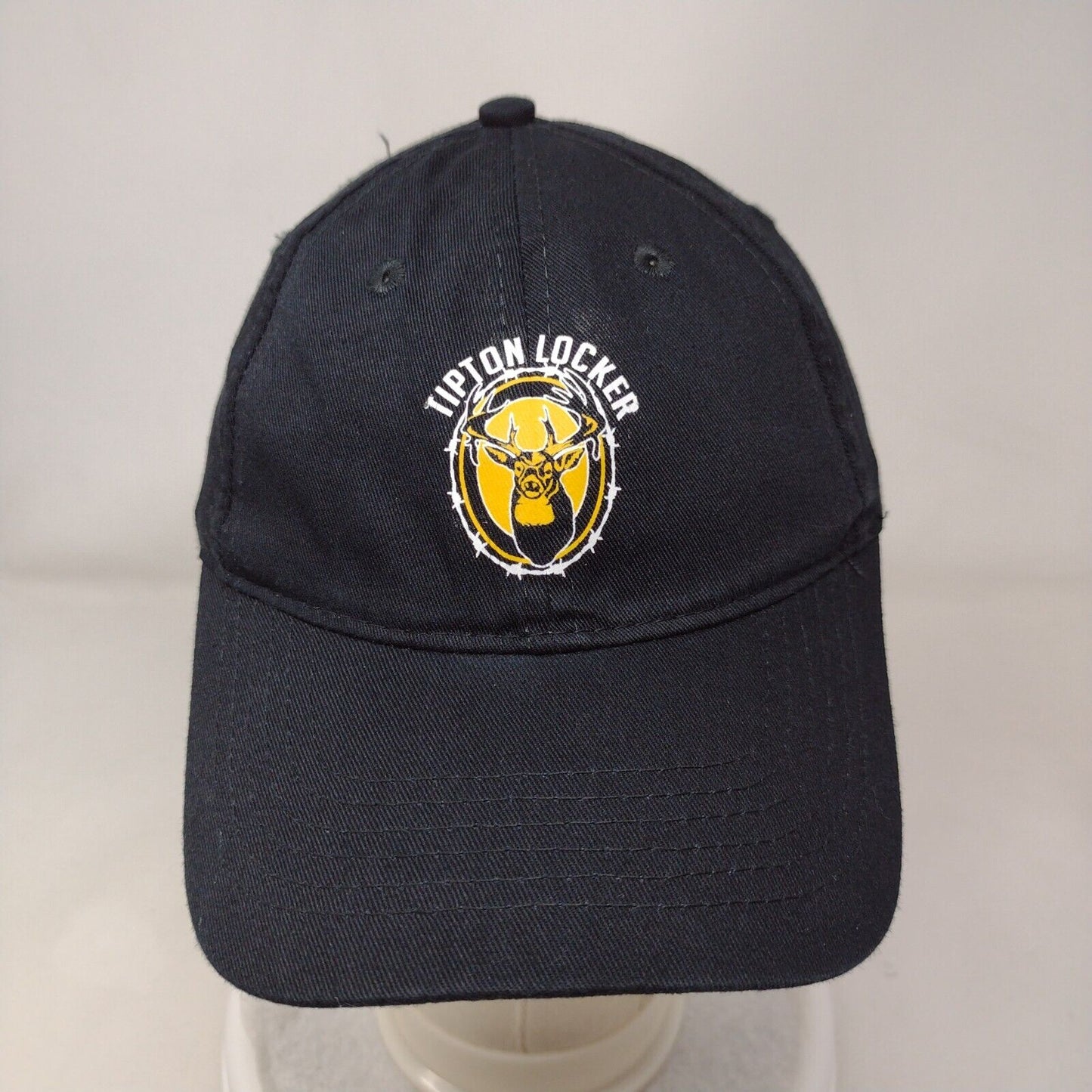Tipton Locker Youth Strapback Hat Black One Size Adjustable Port & Company