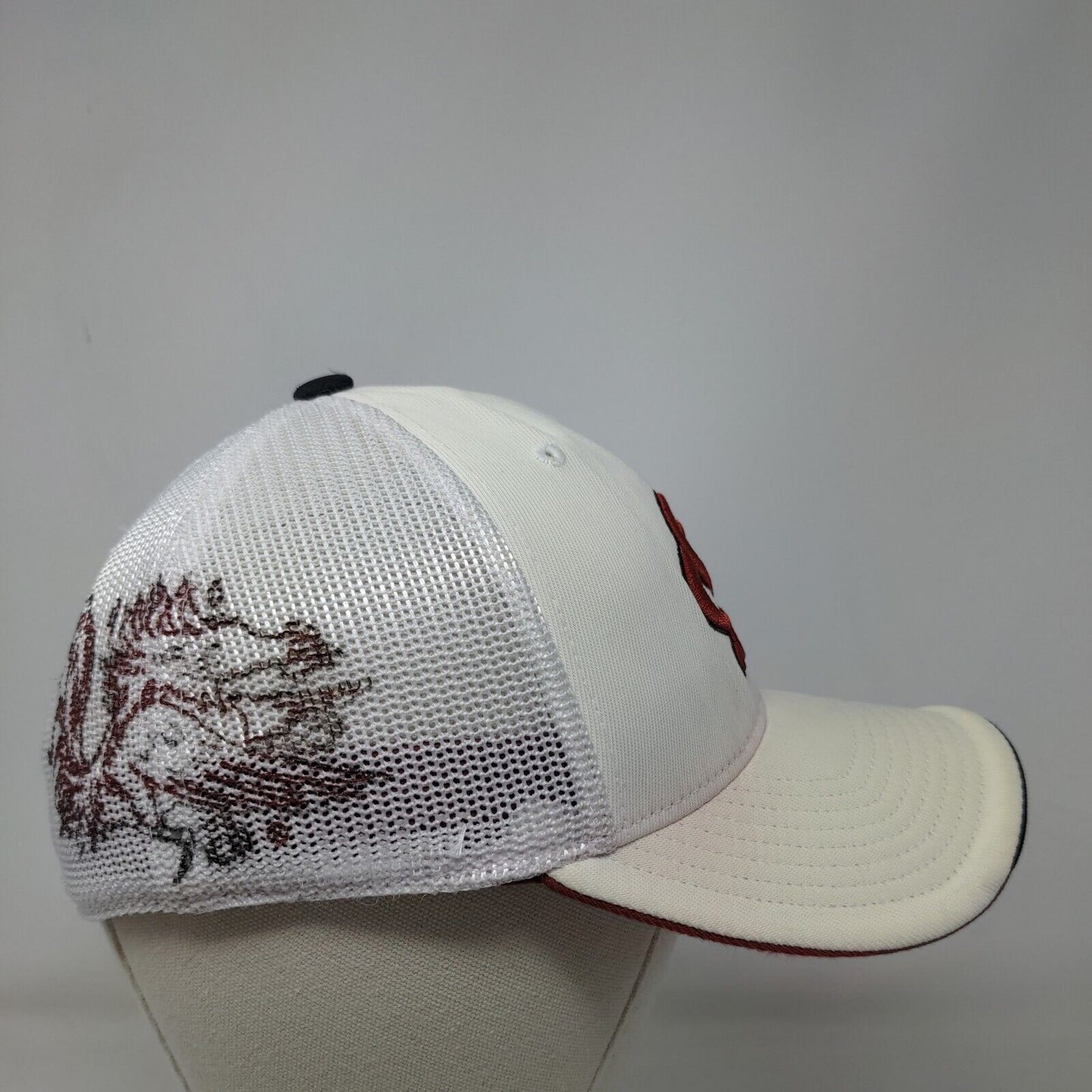 Reebok Heisman Men's Fitted Hat Cream OSFA South Carolina Gamecocks Embroidered