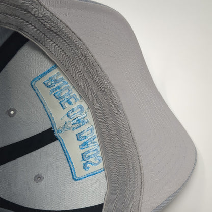 Ride On Dads Riding For The Cure Baseball Cap Gray Medium Flexfit Richardson