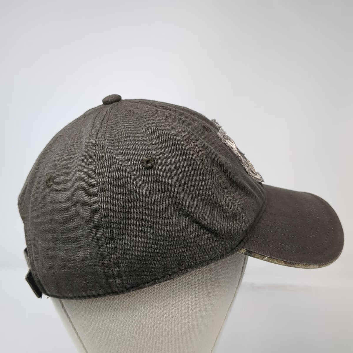 Outdoor Cap Baseball Cap Brown One Size RMEF Elk Frayed Patch Camo Underbrim Hat