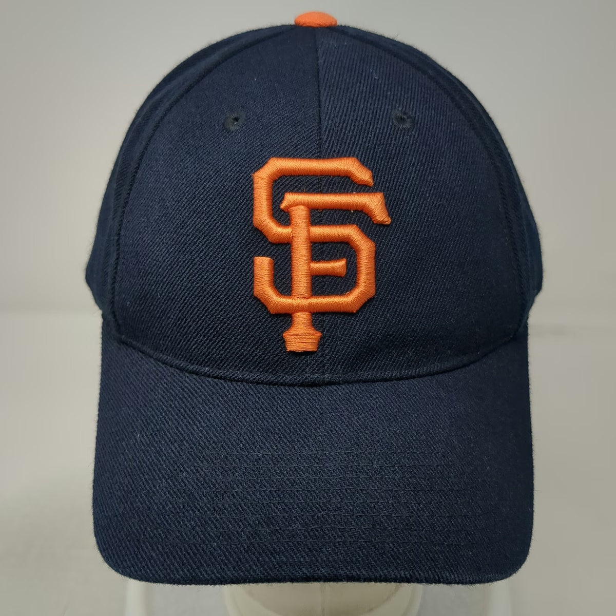 San Francisco Giants MLB Outdoor Cap Snapback Blue M SF Logo Gray Underbrim Hat