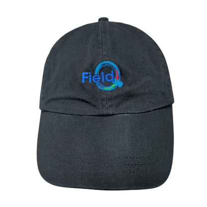 Field Slideback Hat Black One Size Adjustable Embroidered Head Shotz KC Caps