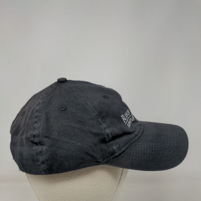 Robb & Stucky Furniture Interiors Strapback Hat Black One Size Embroidered