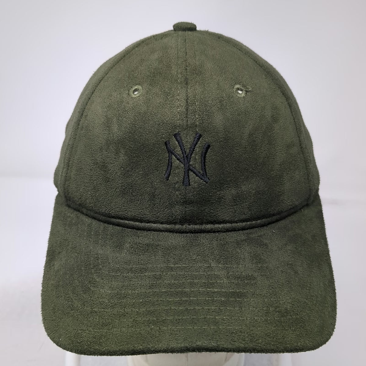 New York Yankees MLB New Era Baseball Cap Green One Size Suede 9TWENTY Slideback