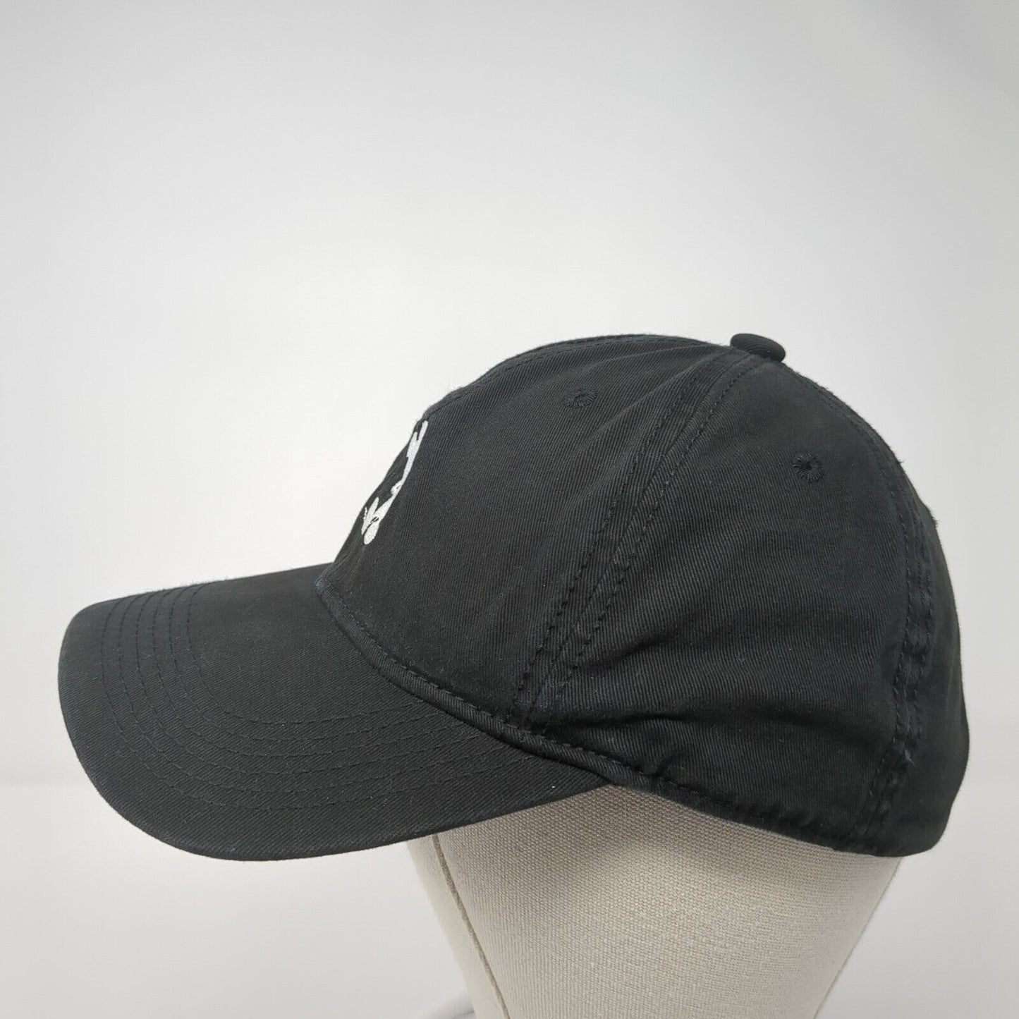 Disney Mickey Mouse Slideback Hat Black One Size Adjustable Embroidered