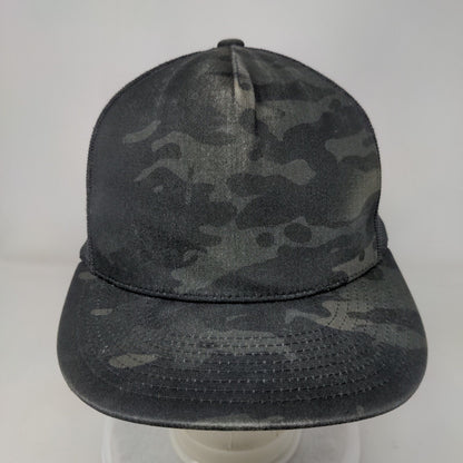 The Classics Yupoong Snapback Trucker Hat Camo One Size Mesh Back