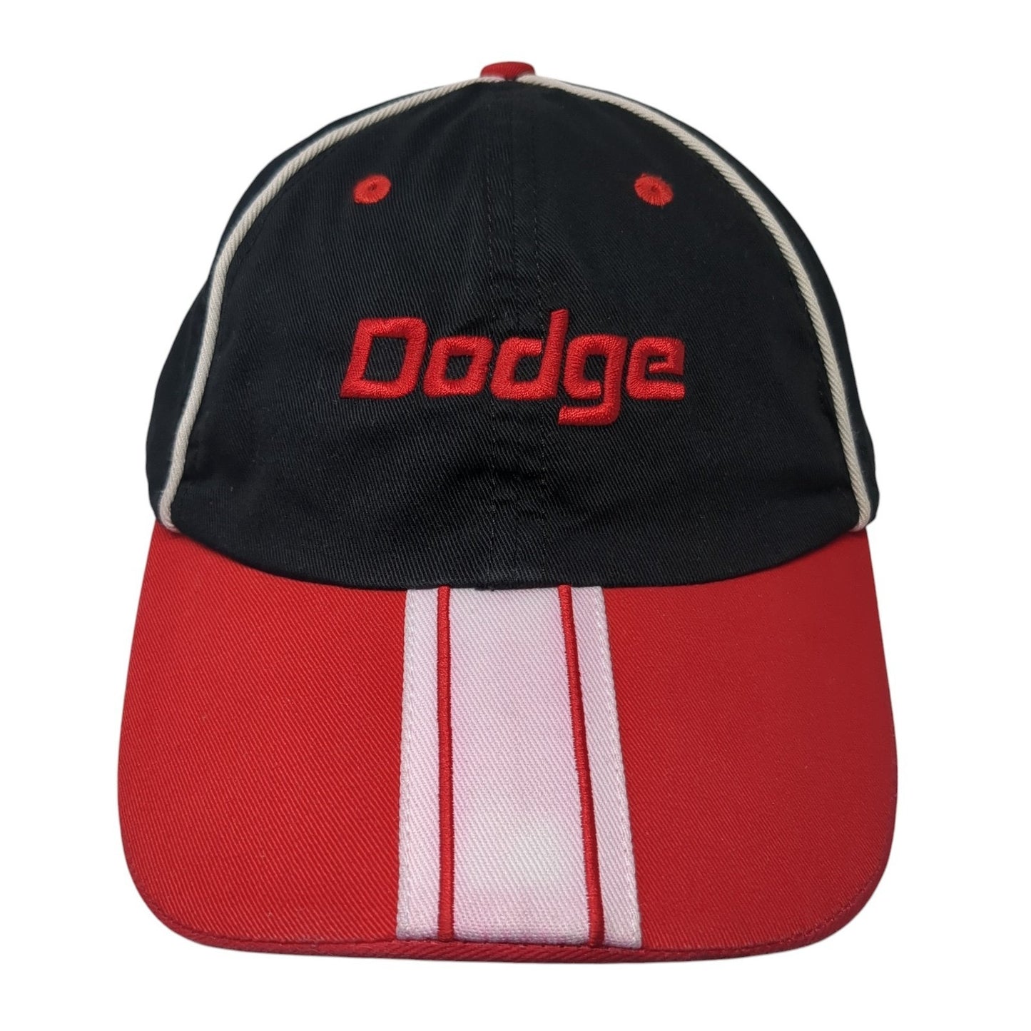 Dodge Strapback Hat Multicolor One Size Adjustable Colorblock 6 Panel