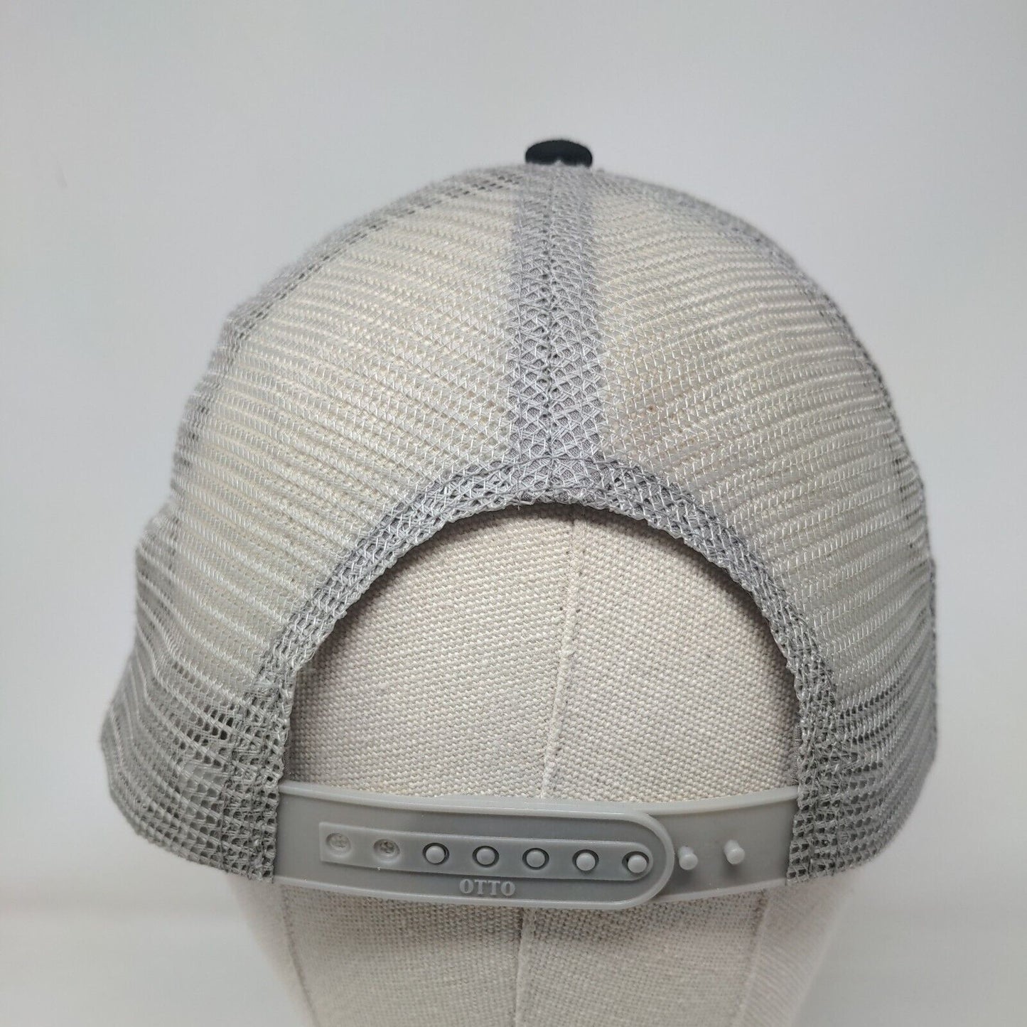 Farmbelt Equipment Inc. Snapback Trucker Hat Gray OSFM Embroidered Mesh Back