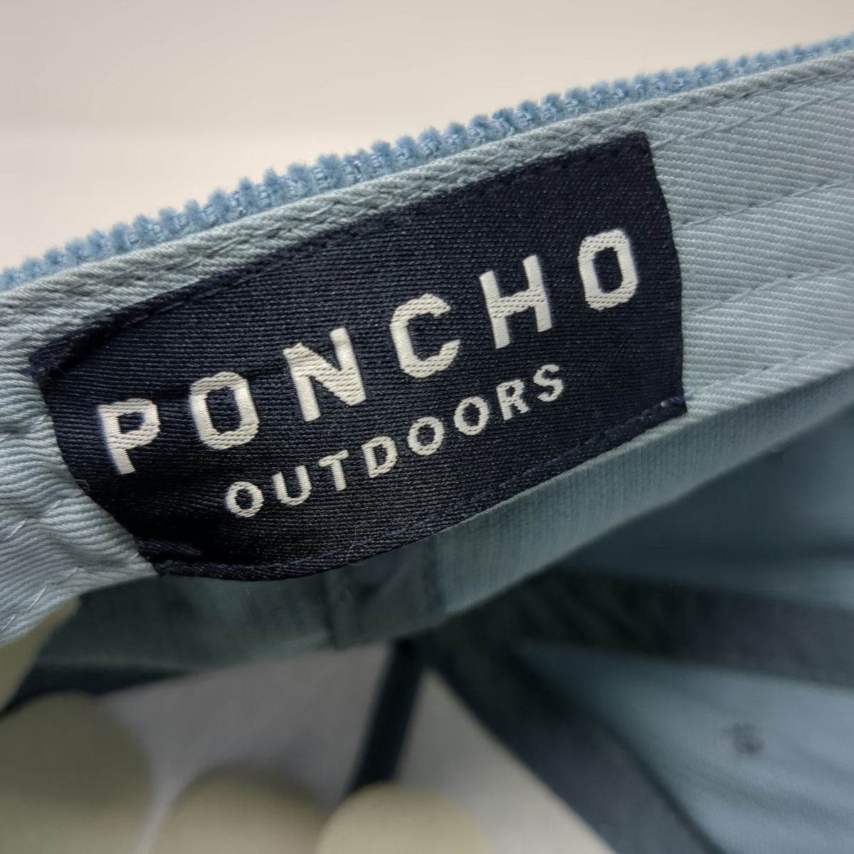 Poncho Outdoors Trucker Blue One Size Corduroy Tarpon Fish Hat Adjustable