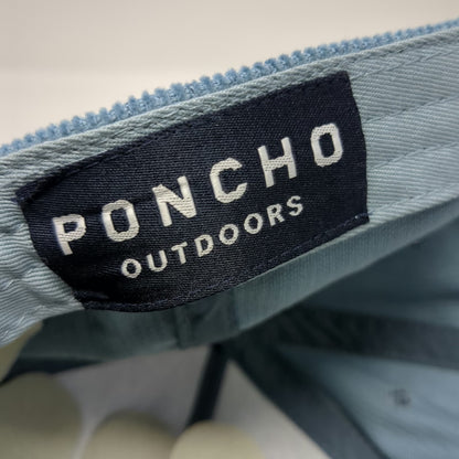 Poncho Outdoors Trucker Blue One Size Corduroy Tarpon Fish Hat Adjustable