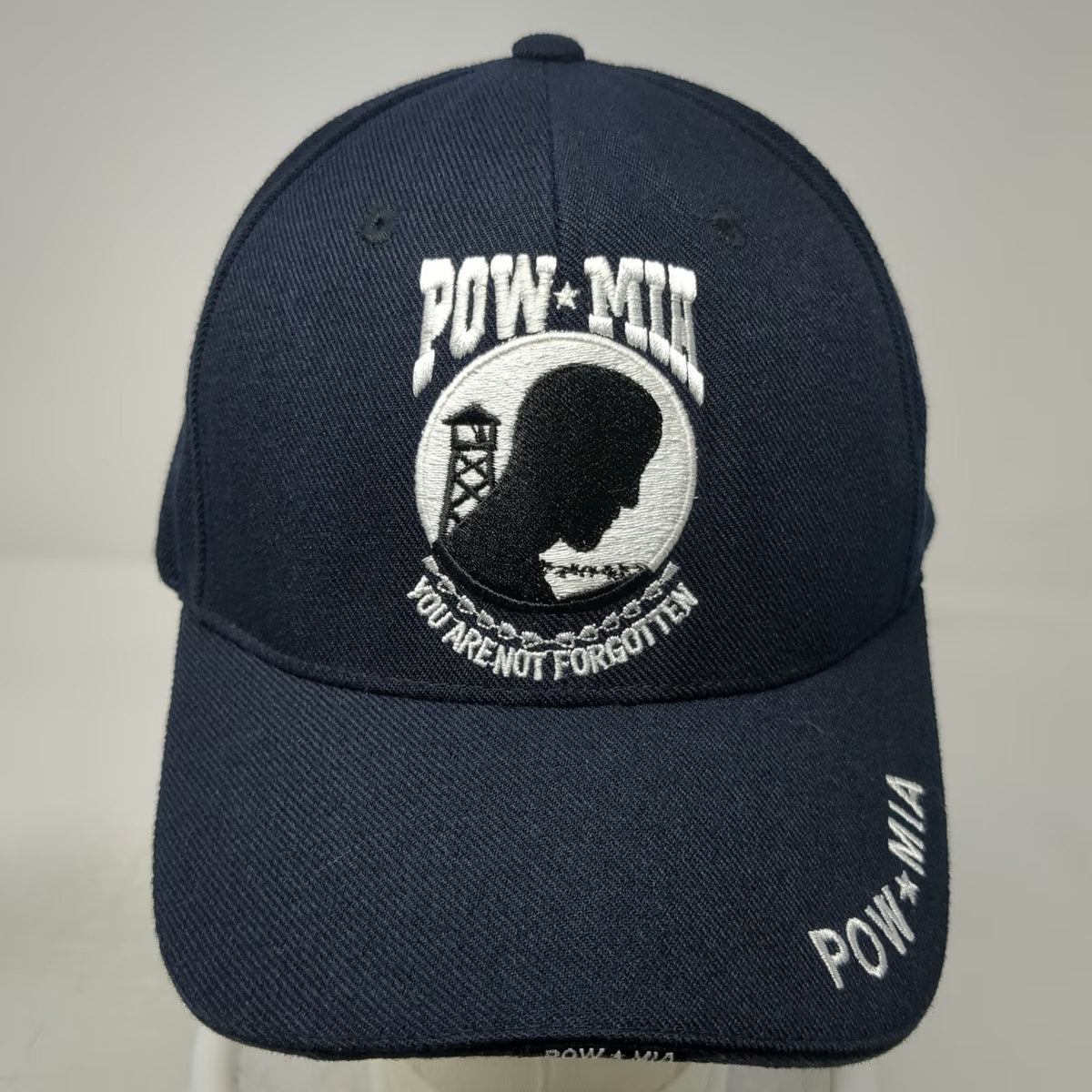 Rapid Dominance Baseball Cap Blue One Size POW MIA You Are Not Forgotten Hat