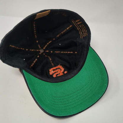 '47 Brand San Francisco Giants MLB Baseball Cap Black M Green Underbrim Hat SF