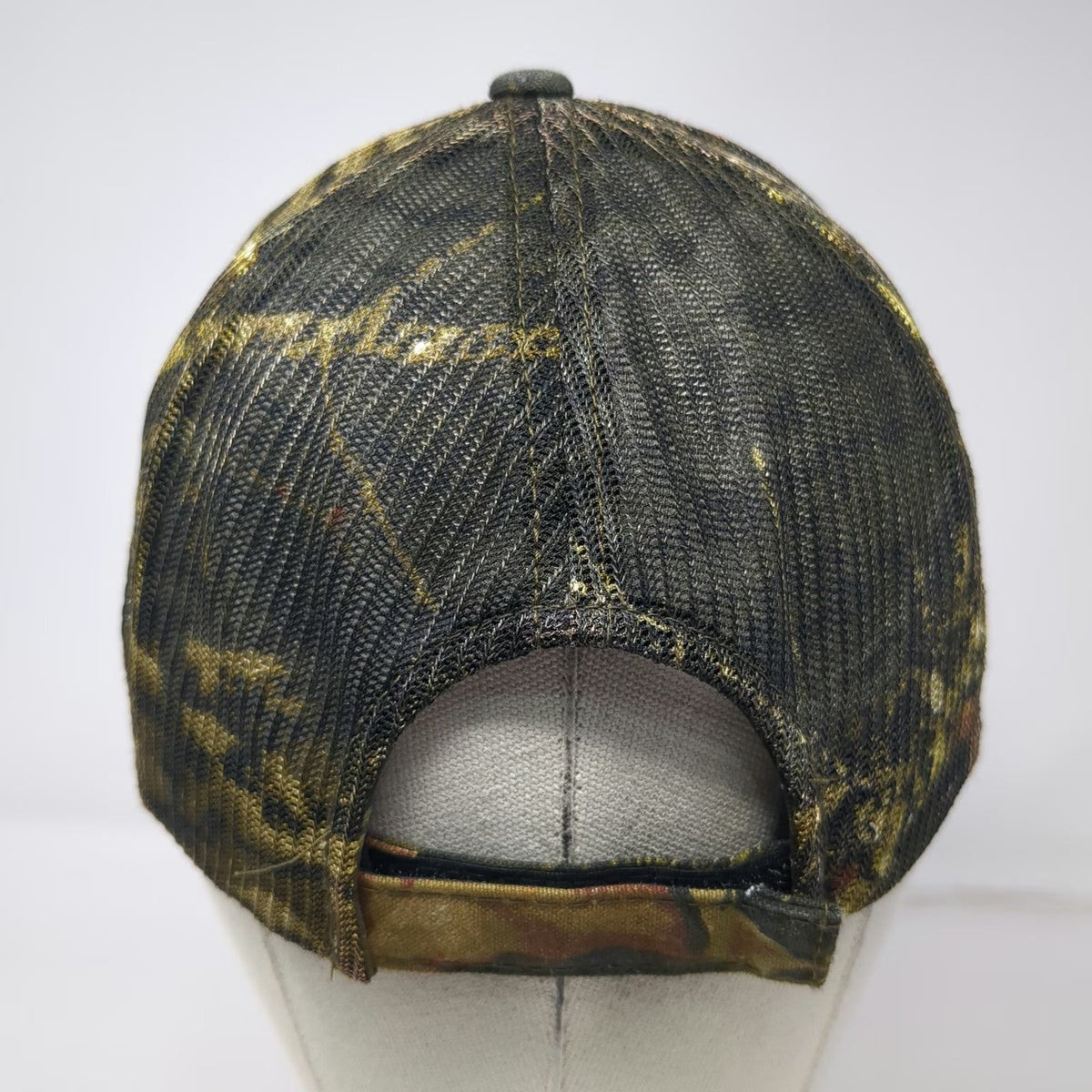 HitWear Baseball Cap Green One Size Camo Mesh Back Strapback Hat Anixter Logo
