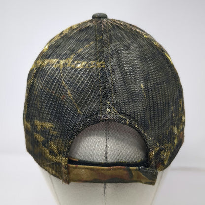 HitWear Baseball Cap Green One Size Camo Mesh Back Strapback Hat Anixter Logo