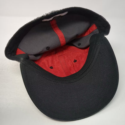 UFC Baseball Cap Gray Hat L Embroidered All Over Print Graphic Cotton Octagon