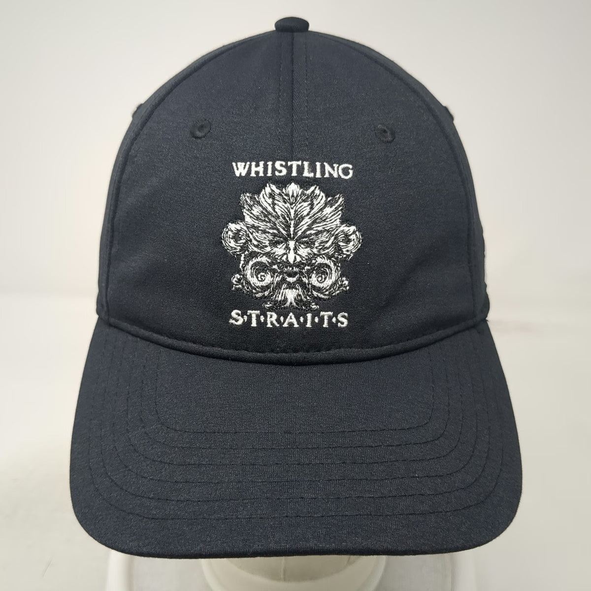 Under Armour Baseball Cap Black XL Whistling Straits Golf Course Logo Fitted Hat