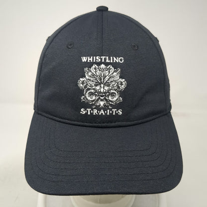 Under Armour Baseball Cap Black XL Whistling Straits Golf Course Logo Fitted Hat