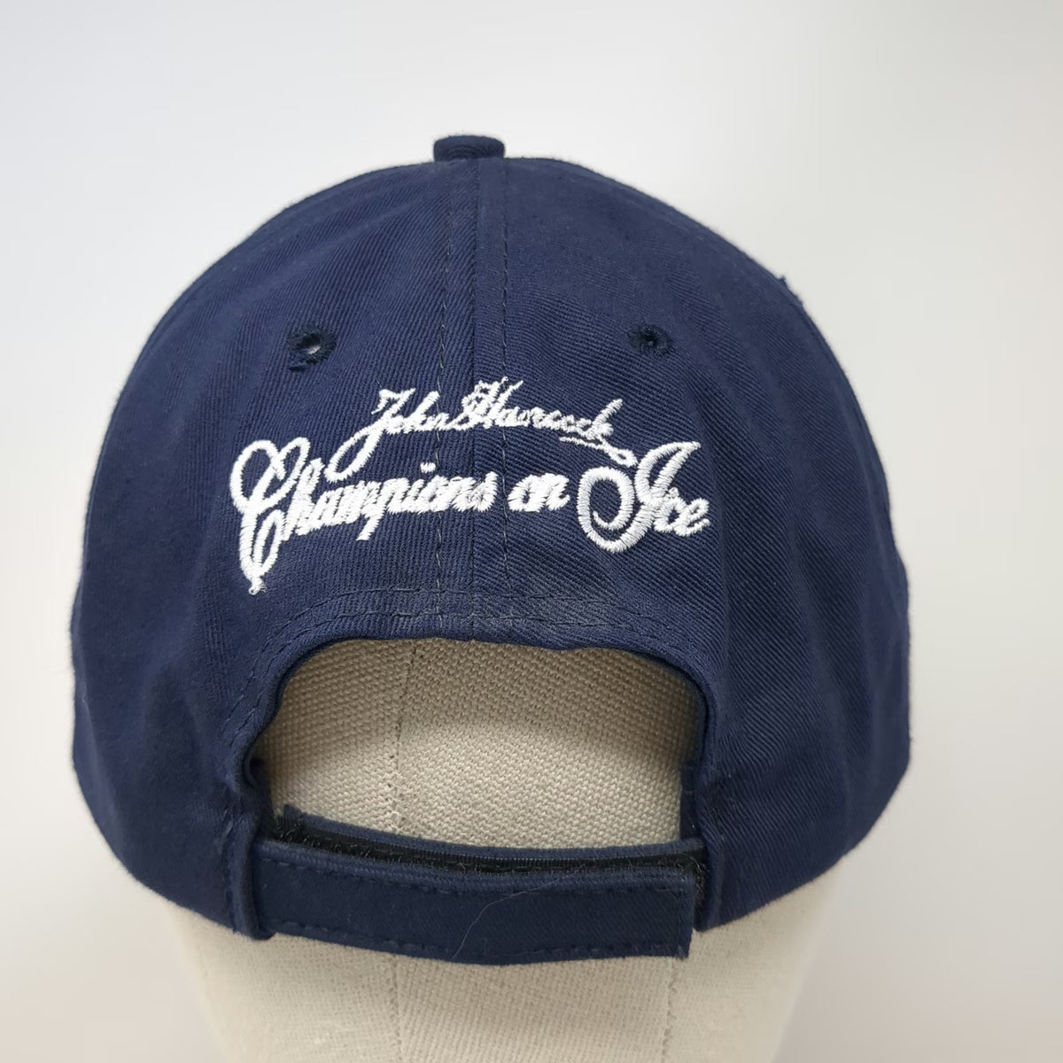 American Needle Blue Baseball Cap OS 2002 Olympic Tour Champions on Ice Hat
