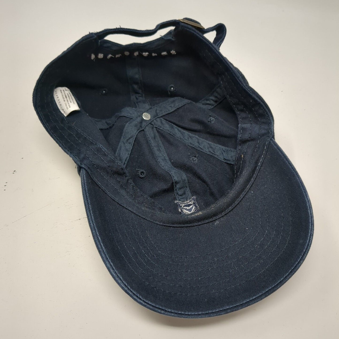 Prince & Fox Slideback Hat Blue One Size Solid Adjustable Embroidered