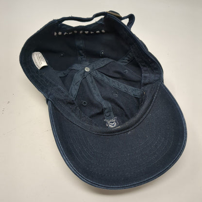 Prince & Fox Slideback Hat Blue One Size Solid Adjustable Embroidered