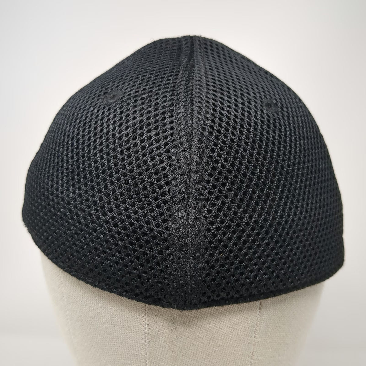 John Deere Baseball Cap Gray Black One Size Mesh Back Heathered Memory Fit Hat