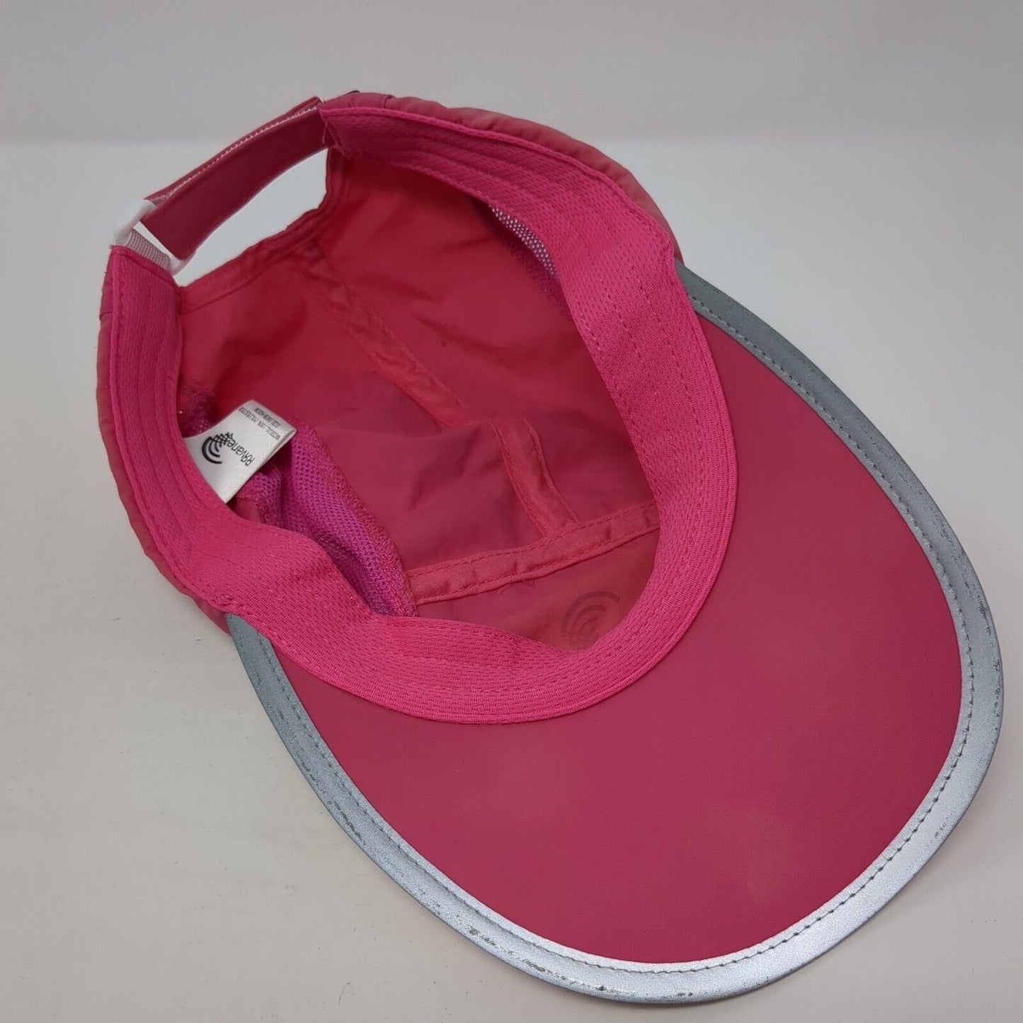RRvane Strapback 5 Panel Cap Pink Size 56cm-62cm Adjustable Embroidered